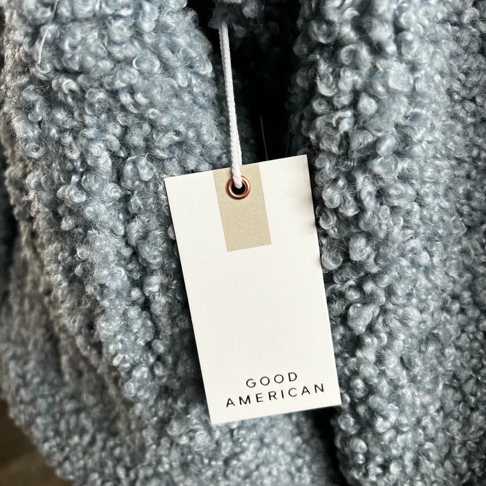 GOOD AMERICAN 90s SHERPA TRUCKER JACKET - Picture 4 of 5
